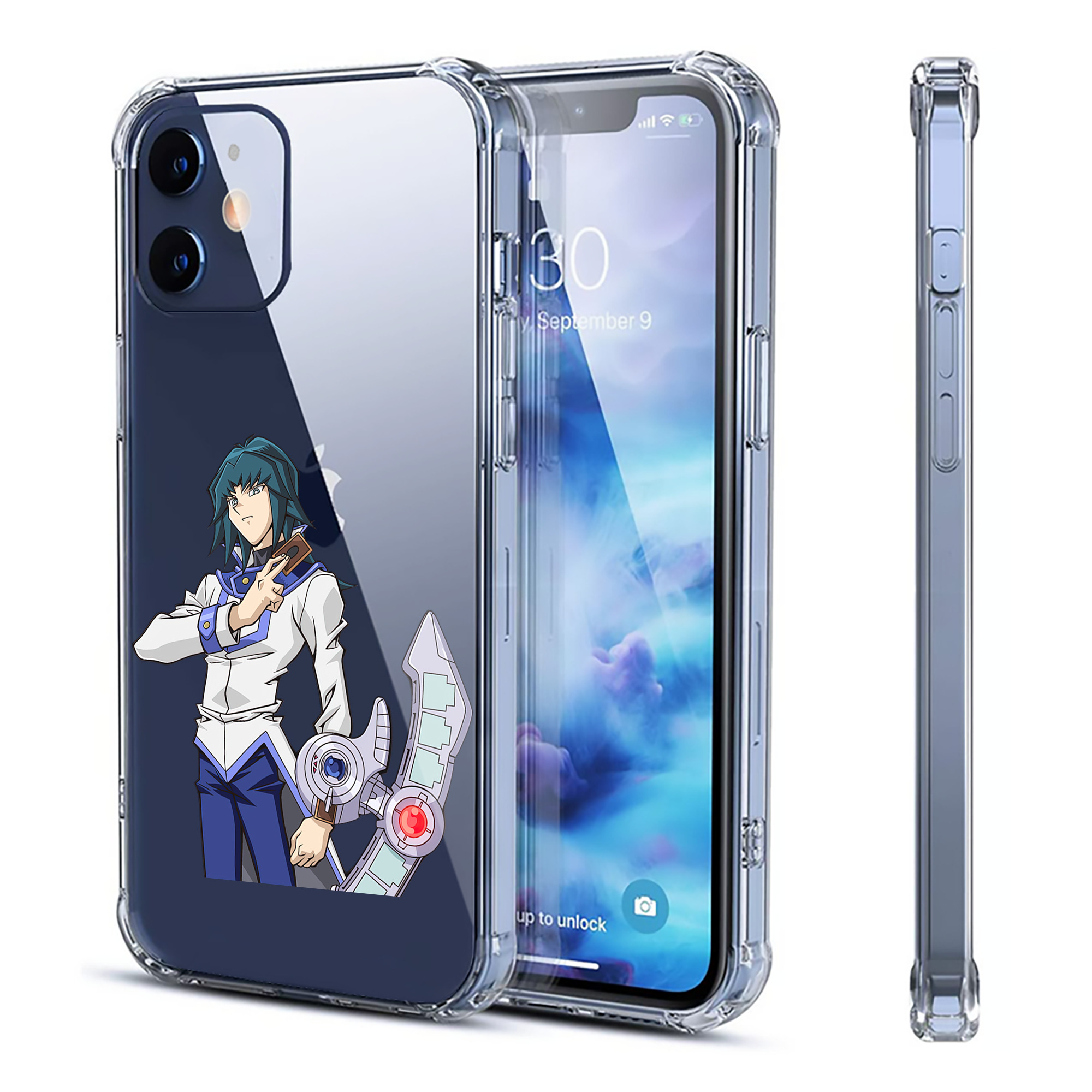 （画像用） 遊☆戯☆王 Yu-Gi-Oh! 【iPhone 12シリーズ対応】透明スマホケース（クリアソフトケース）